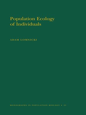cover image of Population Ecology of Individuals
